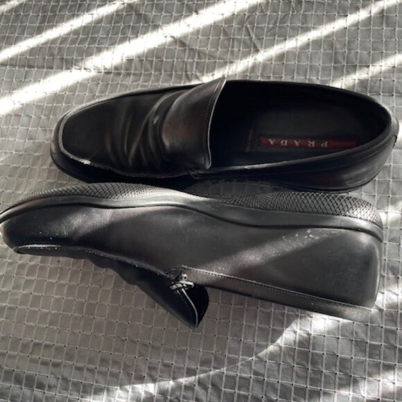 Prada loafers leather black size EUR 40  US 6.5 main image 5